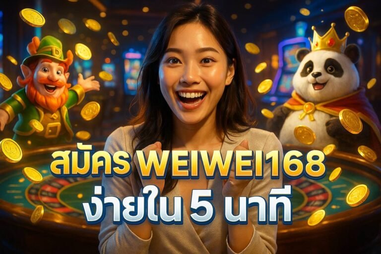 สมัคร WEIWEI168 ง่ายใน 5 นาที